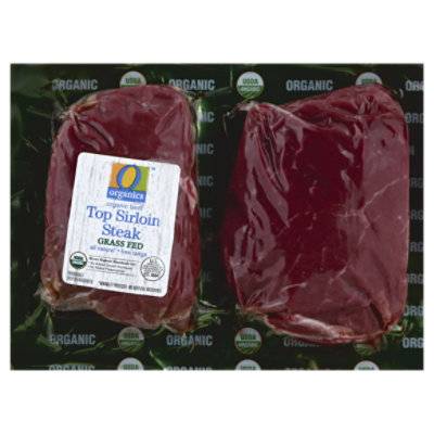 O Organics Organic Beef Grass Fed Top Sirloin Steak