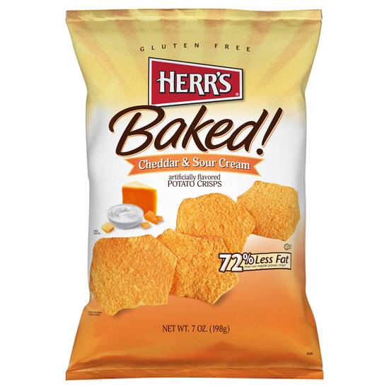 Herr's Baked Cheddar & Sour Cream Potato Crisps