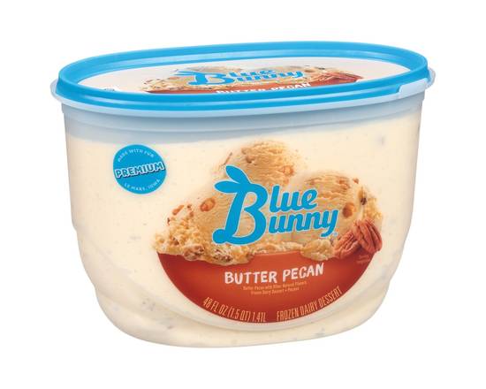 Blue Bunny · Butter Pecan Frozen Dairy Dessert (48 fl oz)