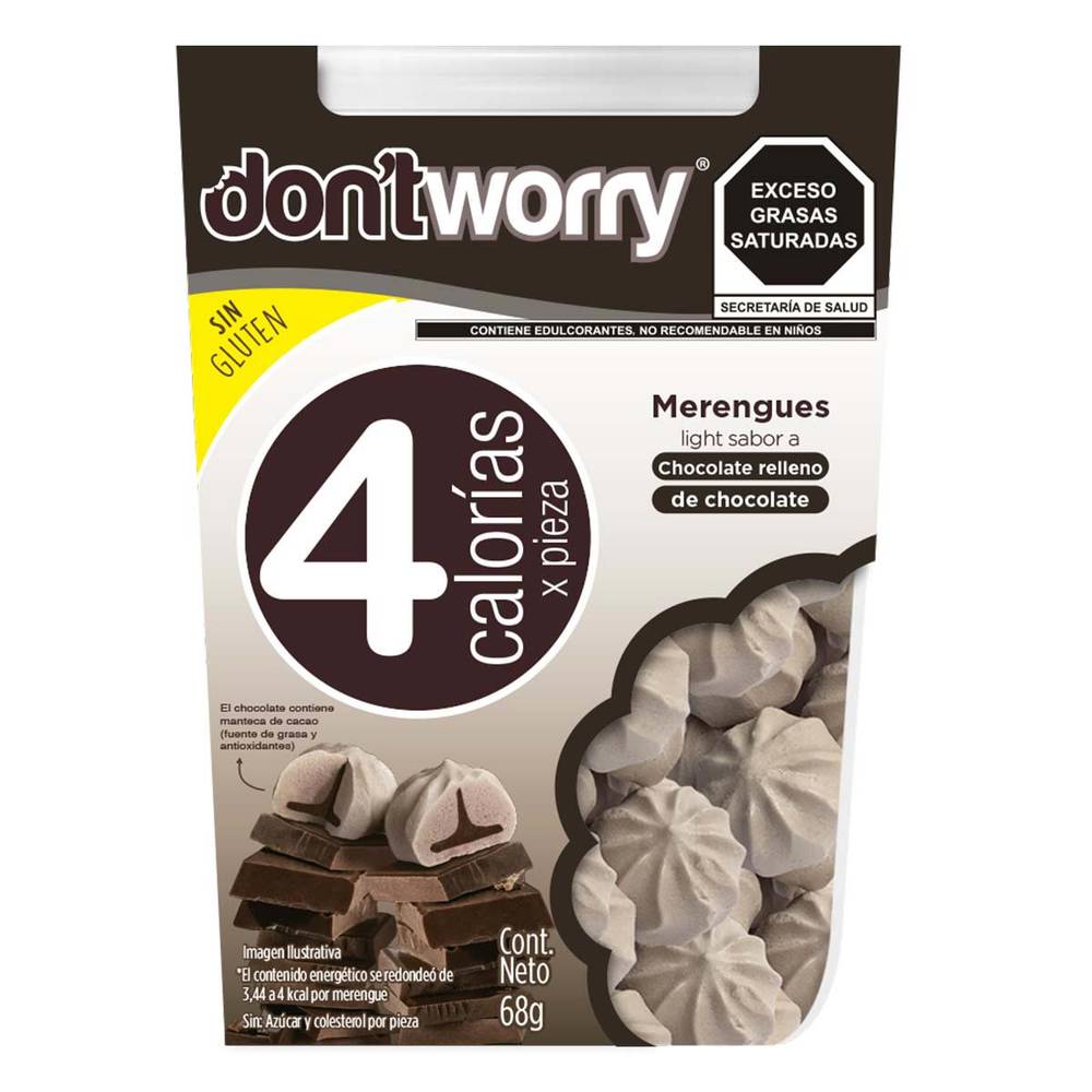 Don't Worry · Merengues light, chocolate (68 g)