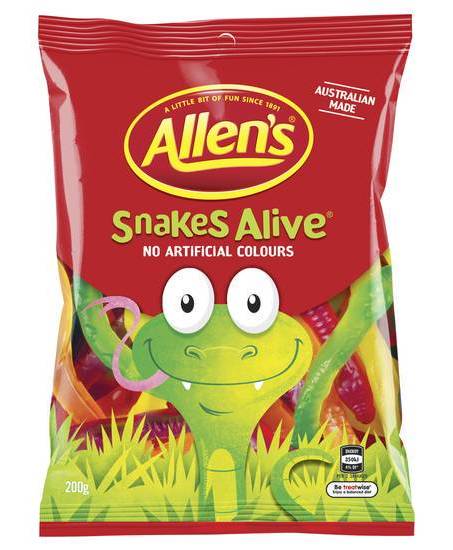 Allen's Snakes Alive 200g