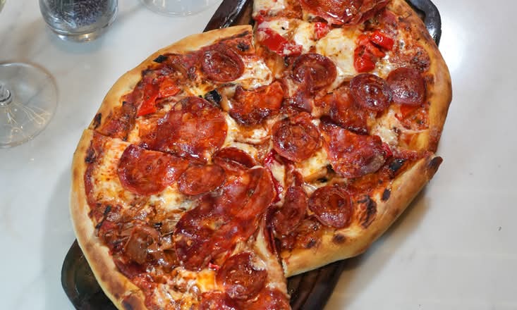 Spicy Salami Pizza