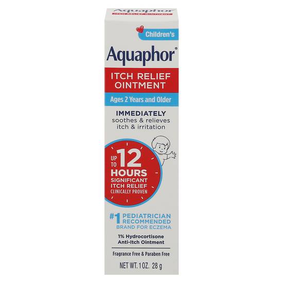 Aquaphor Children's Immediately Itch Relief Ointment