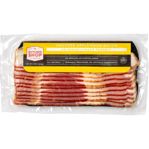 The Butcher Shop No Sugar Uncured Applewood Bacon