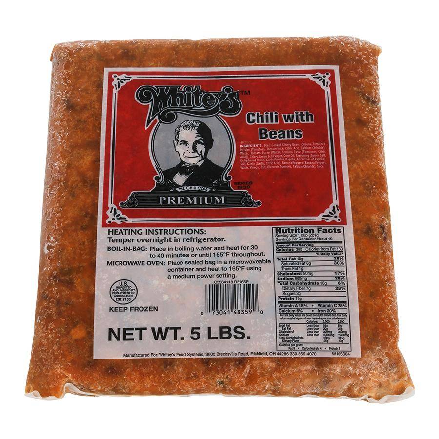 Whitey's - Frozen Chili - 5 lbs