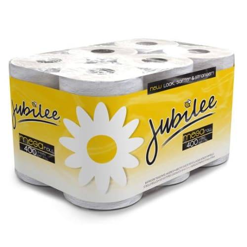 Jubilee Toilet Paper Rolls (12 mega rolls)