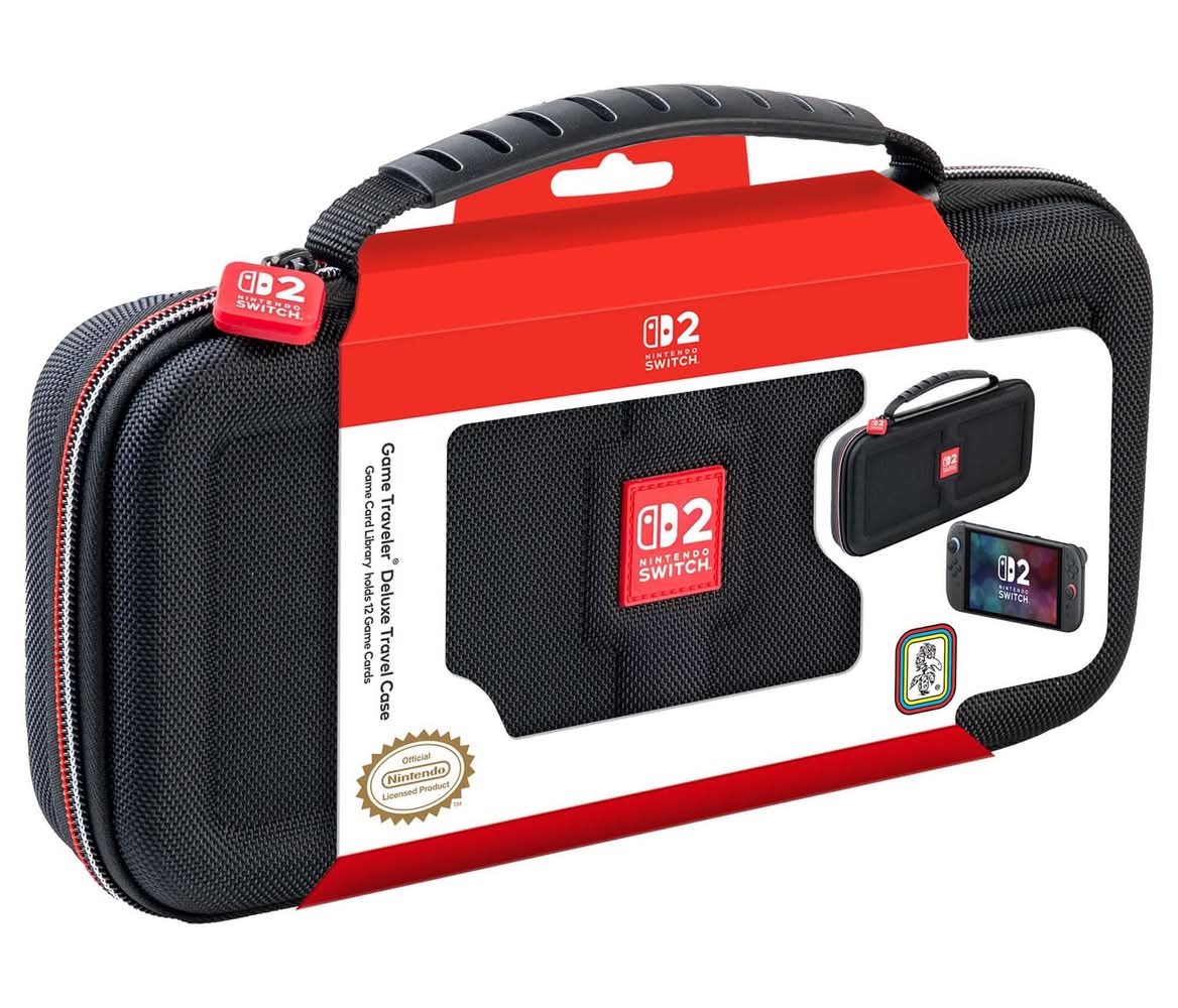 RDS Industries - Game Traveler Deluxe Travel Case for Nintendo Switch 2 - Black