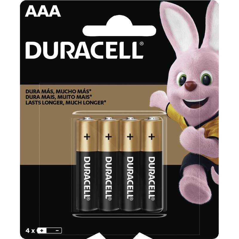 Duracell pilha palito aaa (4 un)