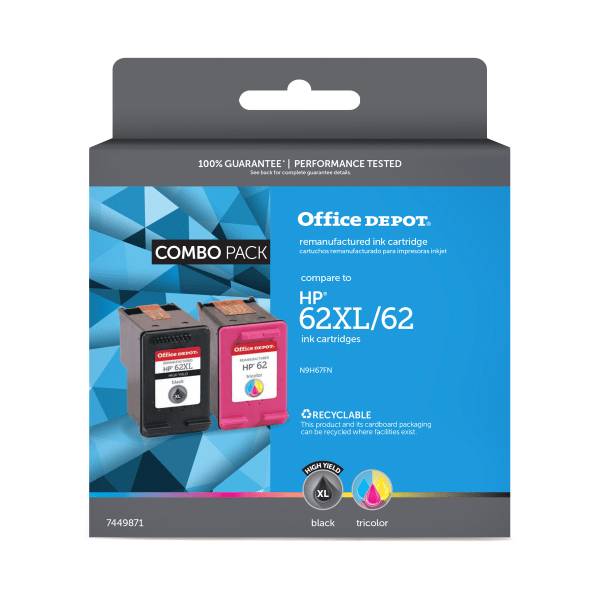 Office Depot Hp 63xl Compatible Remanufactured Black Ink Cartridge