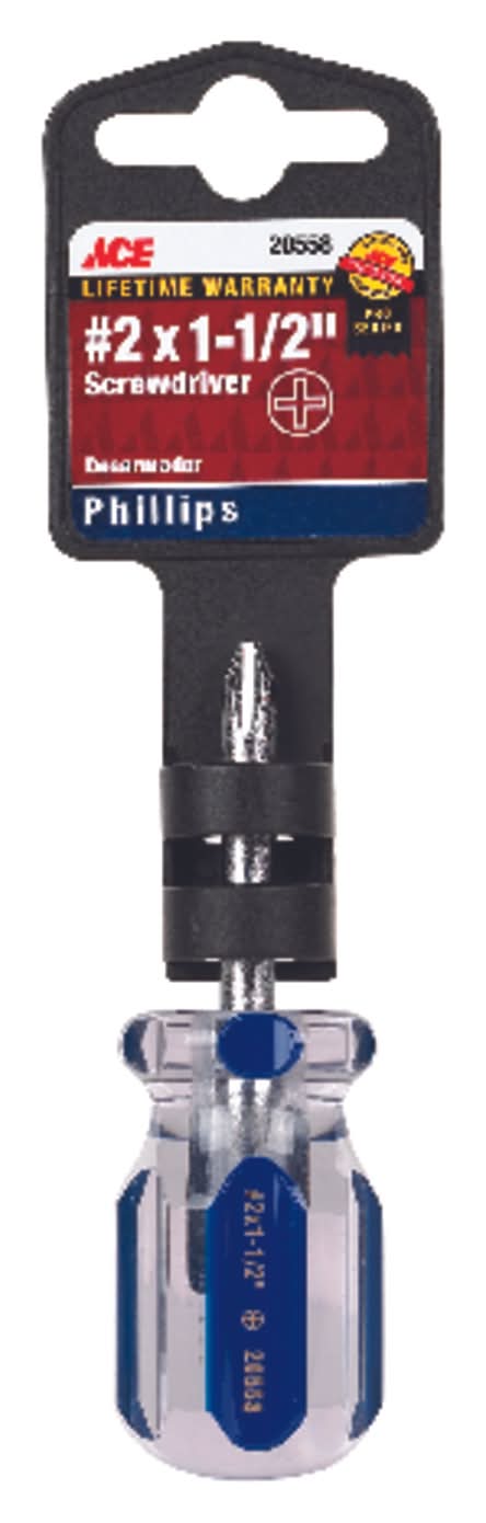 ACE No. 2 X 1-1/2 In. L Phillips Screwdriver 1 Pc