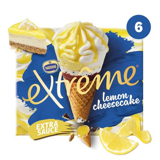 Nestlé - Extrême glace cône gâteau au fromage (citron)
