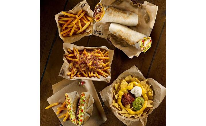 Para 3: Quesarito, Chicken Burrito y Crunchywrap