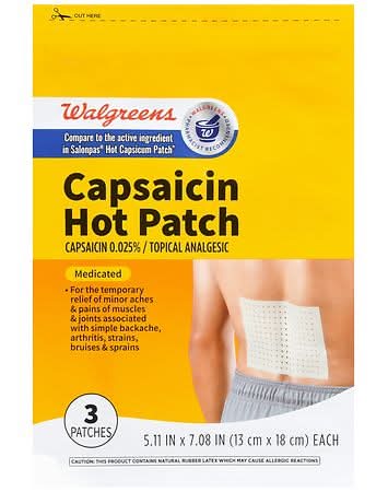 Walgreens Capsaicin Hot Patch