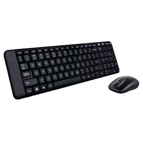 Logitech · Teclado y mouse inalámbrico mk220 (2 un) (2 un)