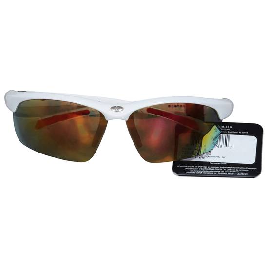 Foster Grant Ironman Principle White Sunglasses - 1.0 Ea