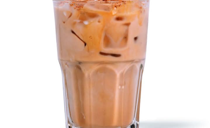 Iced coffee lotus