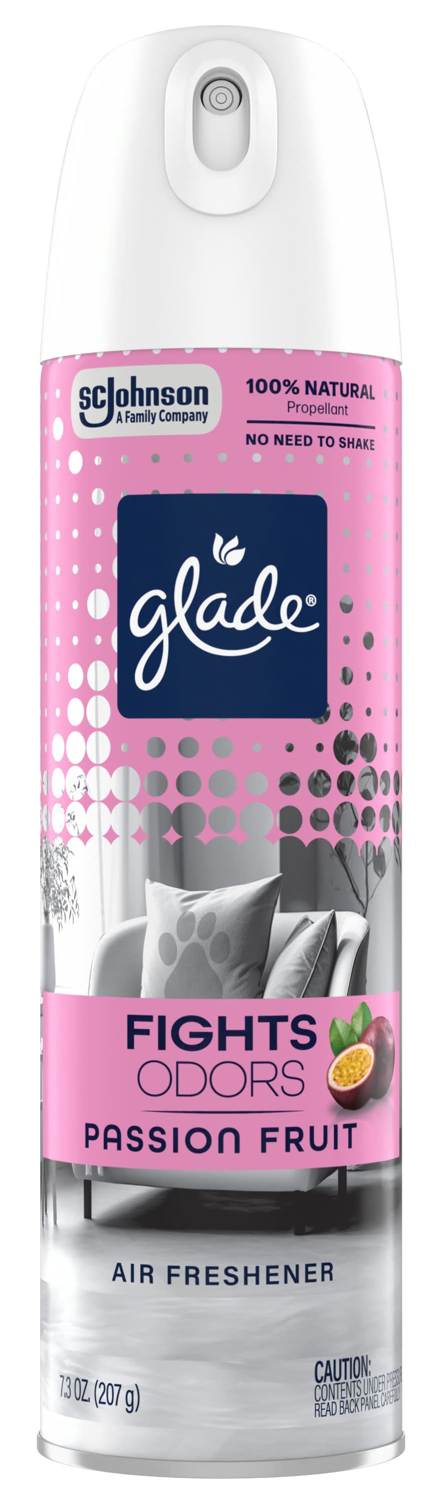 Glade Odor Fighting Air Freshener Spray, Passion Fruit (7.3 oz)