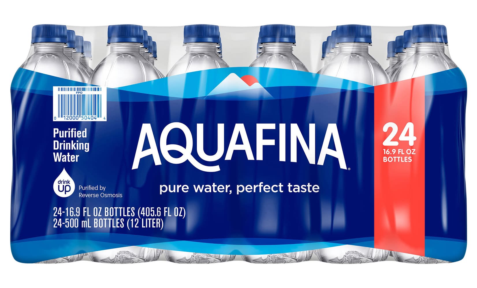 Aquafina Purified Drinking Water (24 x 16.9 fl oz)