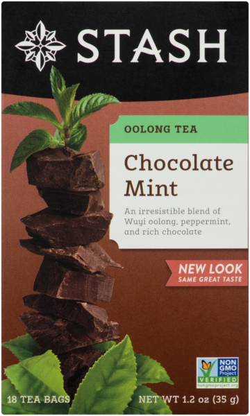 Chocolate Mint Oolong Tea Bags