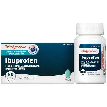 Walgreens Ibuprofen Mini Softgels (80 ct)