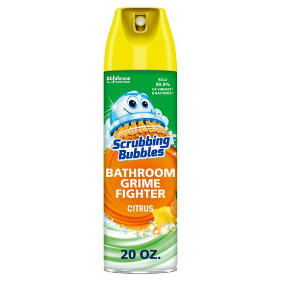 Scrubbing Bubbles Disinfectant Rainshower Bathroom Grime Fighter