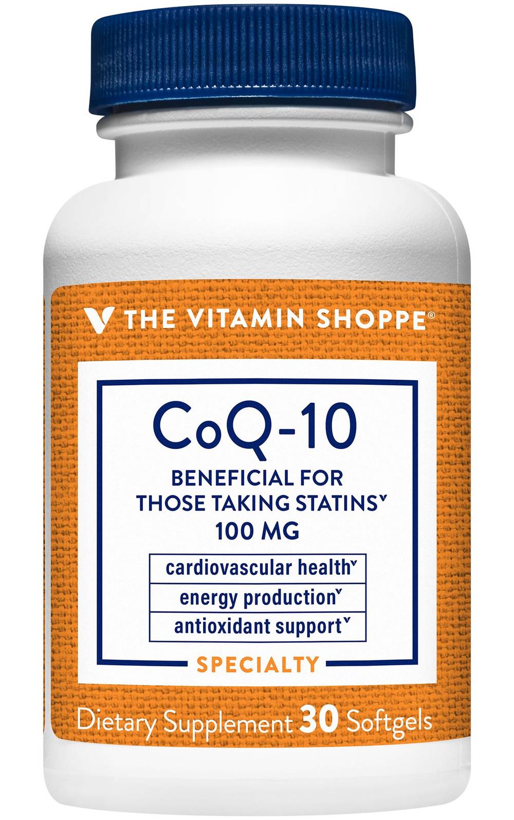 Coq-10 - Supports Cardiovascular Health & Energy Production - 100 Mg (30 Softgels)