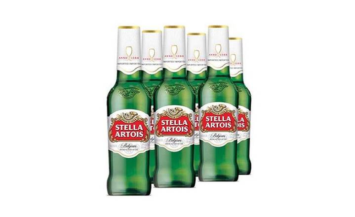 Bottle Stella Artois 6 Pack