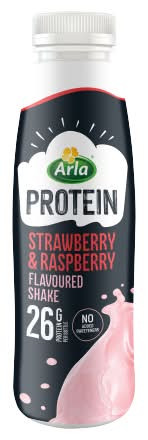 Arla Strawberry-Raspberry, Protein Flavoured Milk Drink (500g)