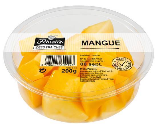 Mangue - fraicheur florette - 200g