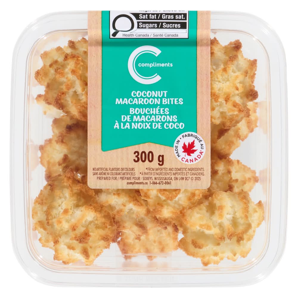 Compliments Macaroon Bites Coconut (300 g)