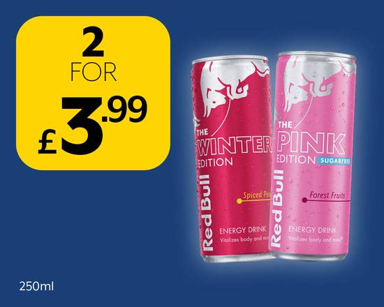 Red Bull 250ml 2 for £3.99