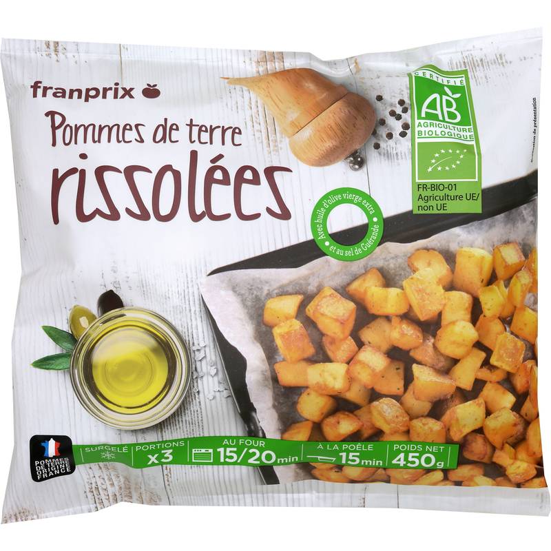 Franprix - Pommes de terre rissolées bio