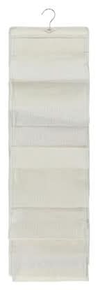 12-Pocket Hanging Shoe Organizer Linen