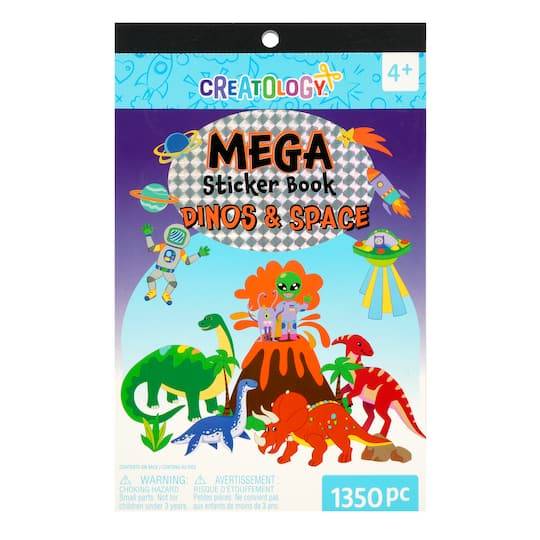 Dinos & Space Mega Sticker Book By Creatology