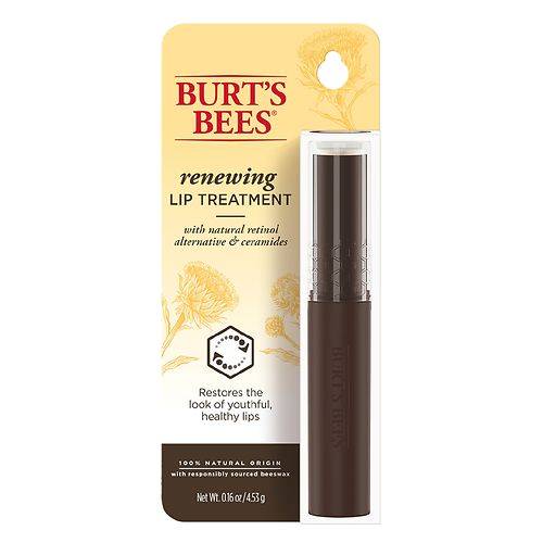 Burt's Bees Renewing Lip Treatment with Natural Retinol Alternative and Ceramides - 0.16 oz