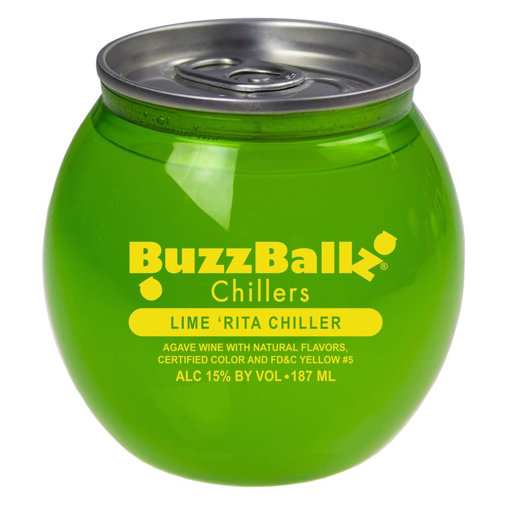 BuzzBallz Agave Wine Chillers, Lime 'Rita (6.32 fl oz)