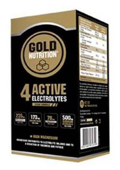 4 Active Electrolytes Gold Nutrition emb. 10 un x 3 g