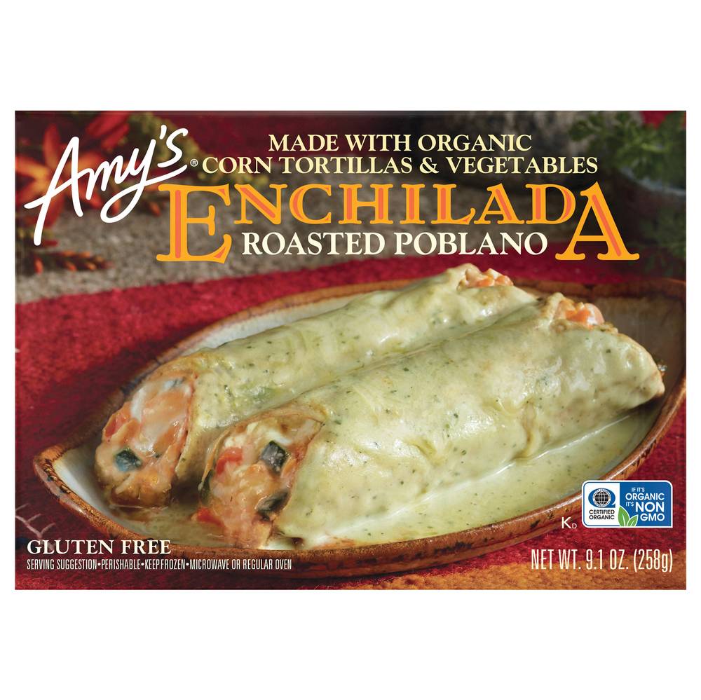 Amy's Gluten Free Roasted Poblano Enchilada (9.1 oz)