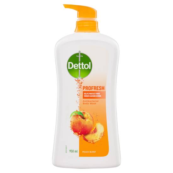 Dettol Profresh Shower Gel Peach and Raspberry Body Wash