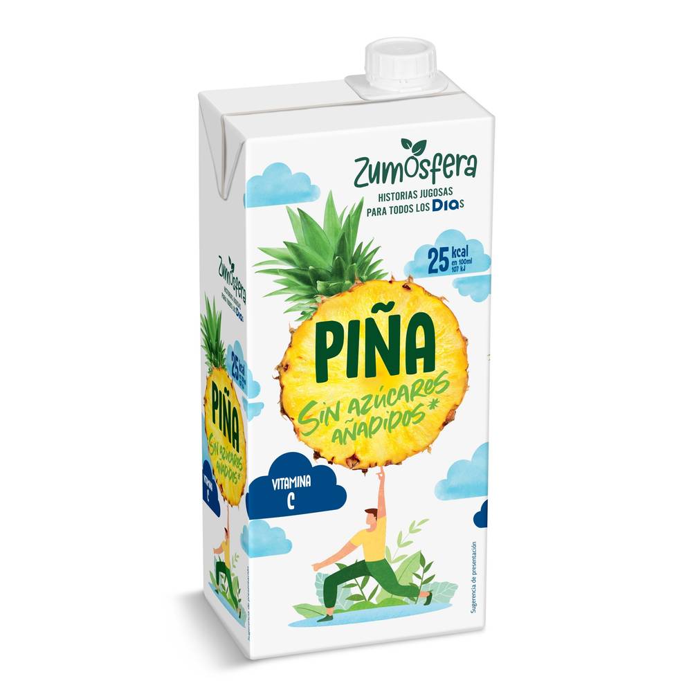 Zumo De Piña Sin Azúcares Añadidos Zumosfera De Dia Brik 1 L