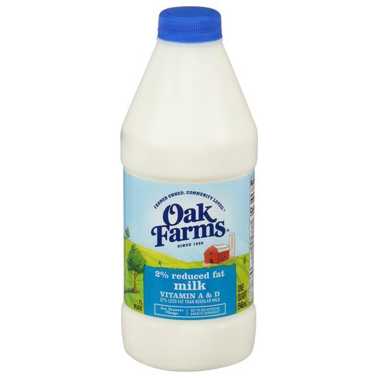 Oak Farms 2% Reduced Fat Milk (1 quart)