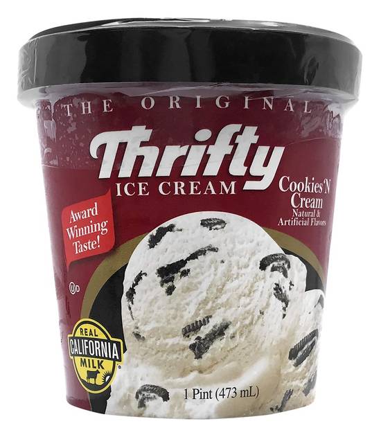 Thrifty Cookies 'N Cream Ice Cream (1 pint)