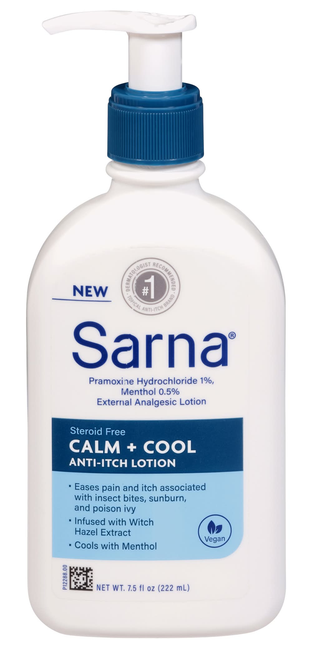 Sarna Calm + Cool Anti-Itch Lotion Steroid-Free (7.5 fl oz)