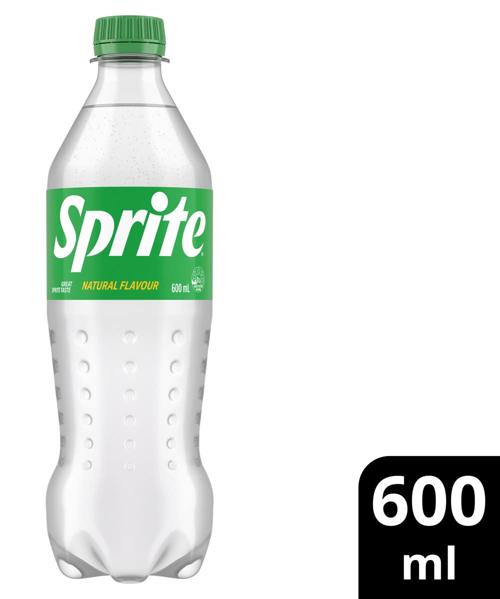 Sprite Soft Drink, Lemon Lime (600mL)