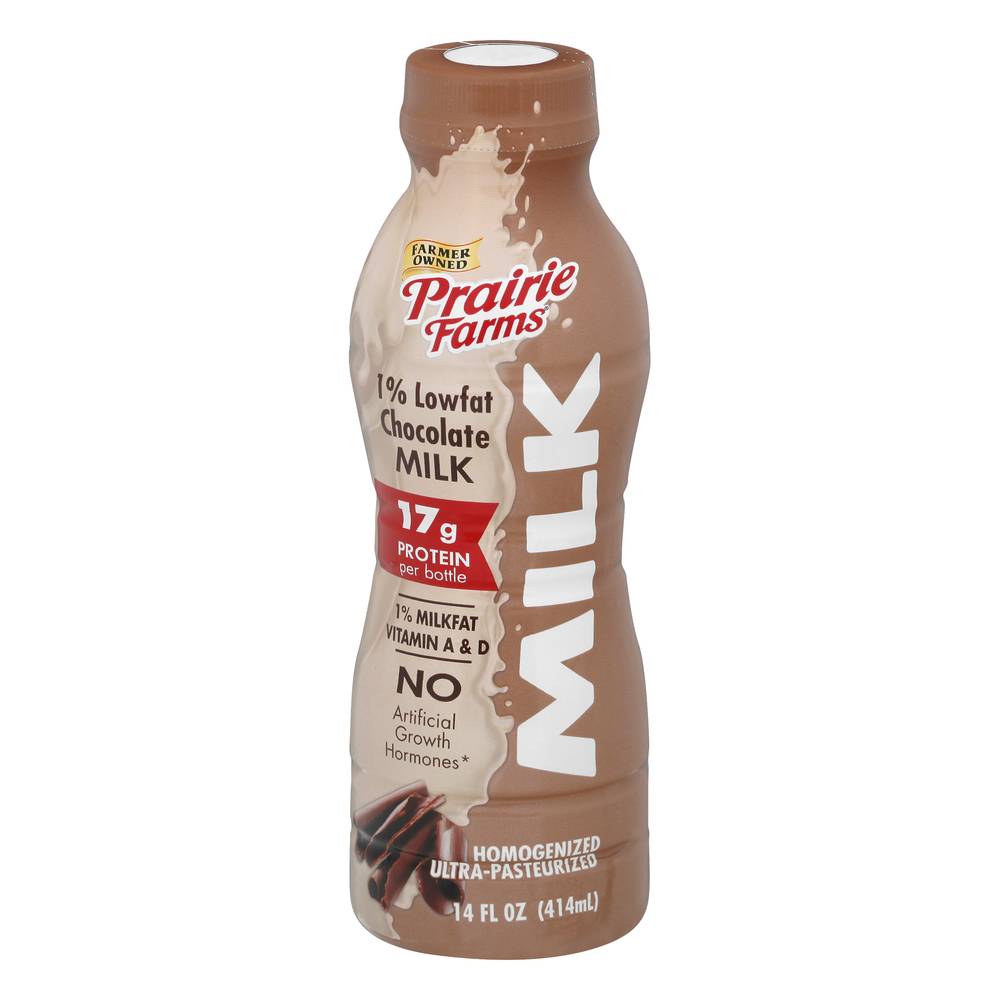 Prairie Farms 1% Lowfat Chocolate Milk (14 fl oz)