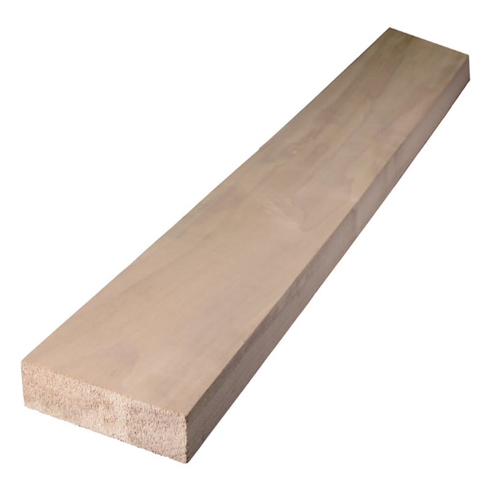 Alexandria Moulding 1 In. X 4 In. W X 4 Ft. L Poplar Lumber Clear Grade