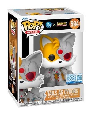 Funko POP! Heroes: DC Justice League and Sonic Tails/Cyborg Figure