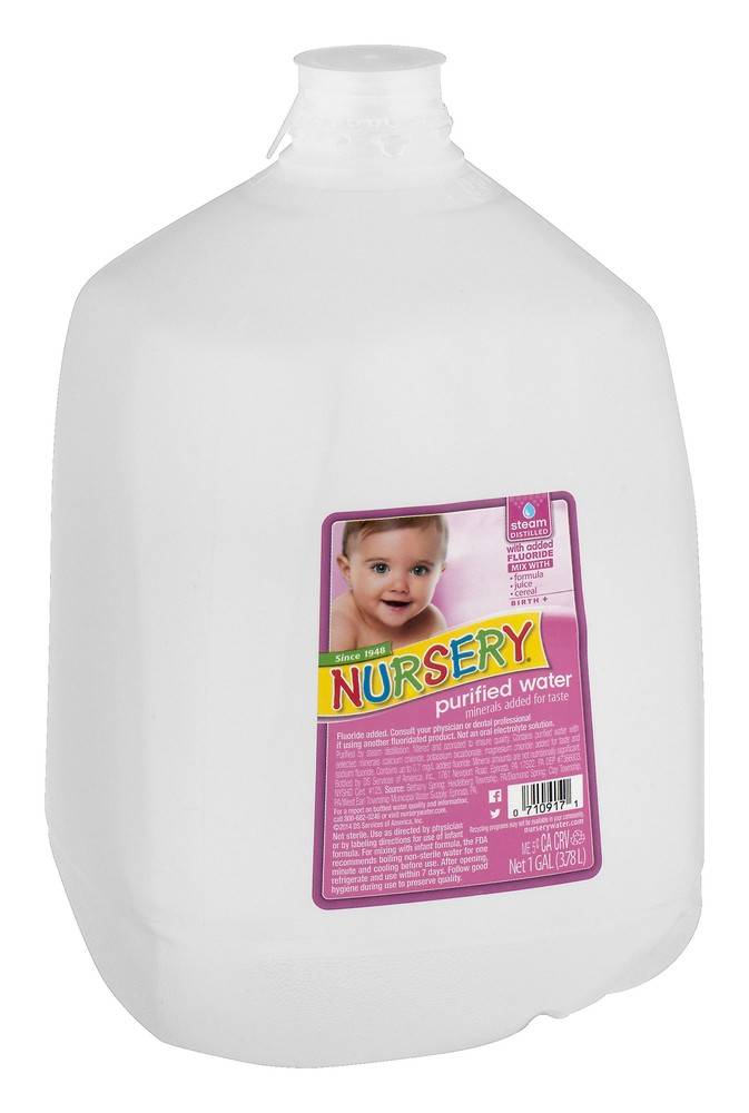 Nursery Purified Water (8.35 lbs)