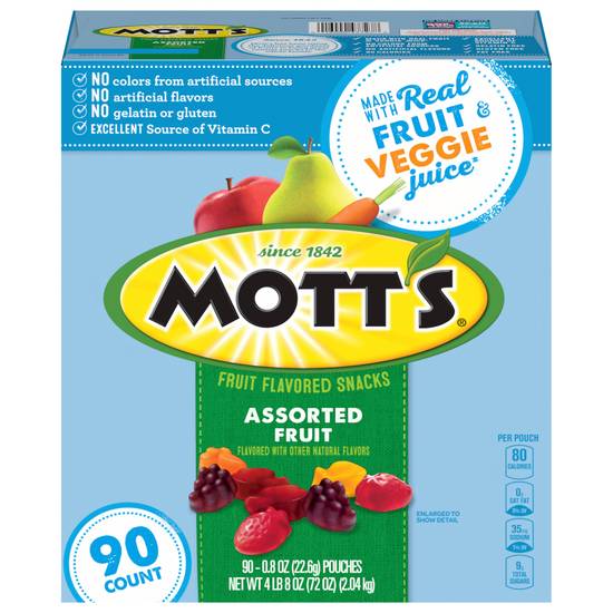 Mott's Medley Assorted Fruit Flavored Snacks (90 ct)