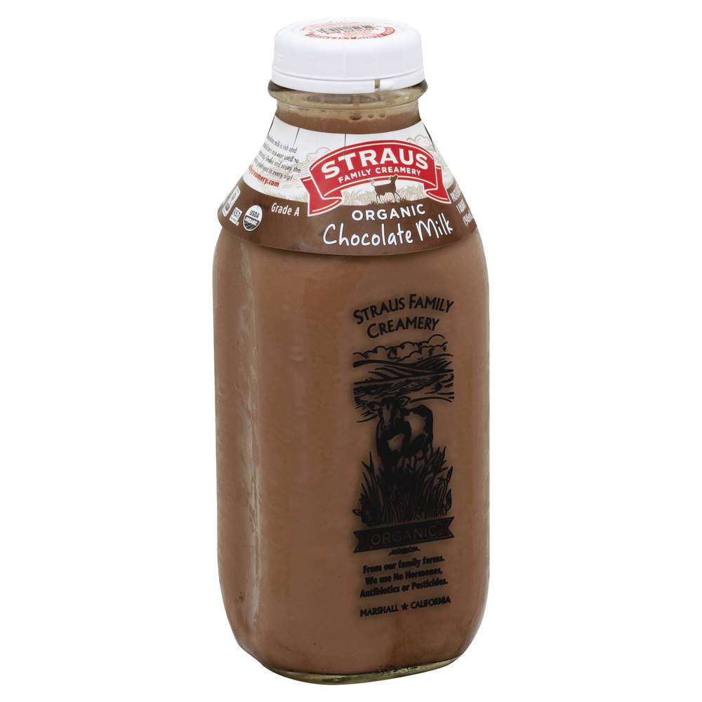 Straus Family Creamery Organic Chocolate Milk (1 quart)